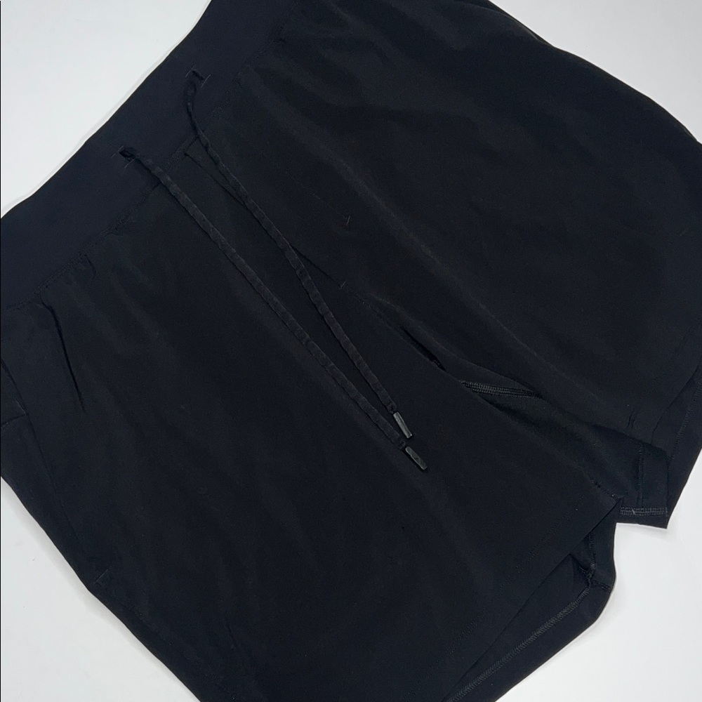 lululemon athletica Black High Waist Shorts Women’s size large